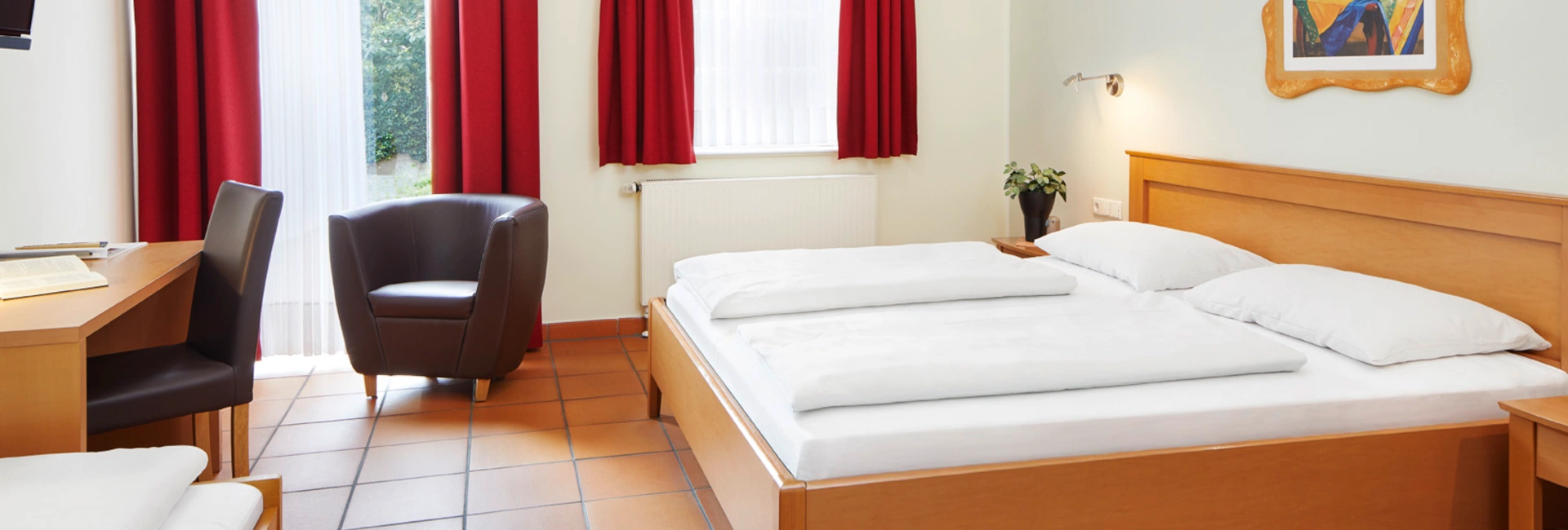Hotel Hoeker Hof Dreibettzimmer im Gästehaus