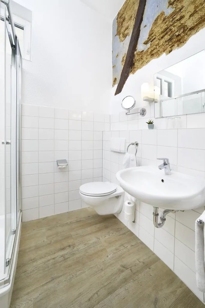 Hotel Hoeker Hof Badezimmer Gästehaus