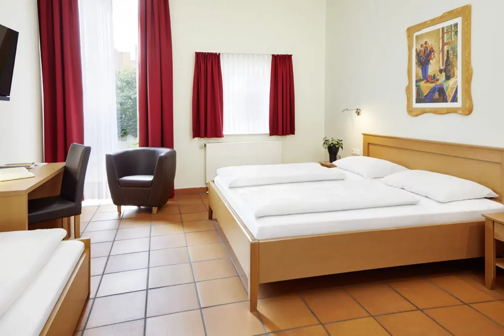 Hotel Hoeker Hof Dreibettzimmer im Gästehaus