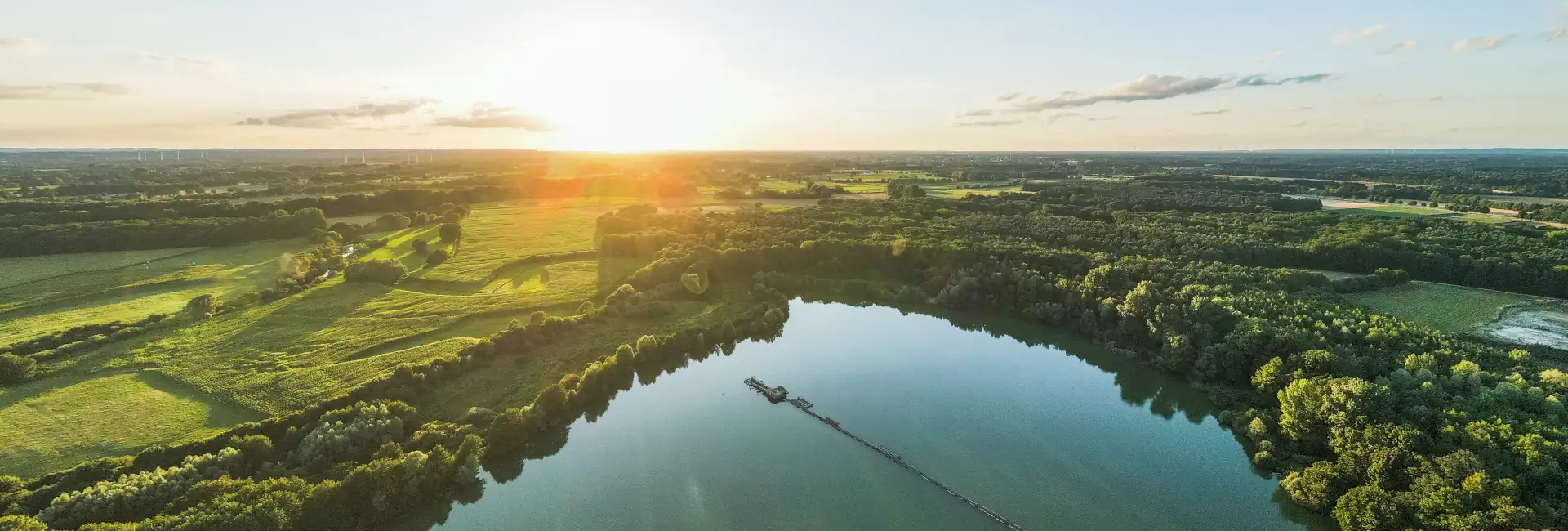 Landschaft im Münsterland rund um das Hotel Hoeker Hof
